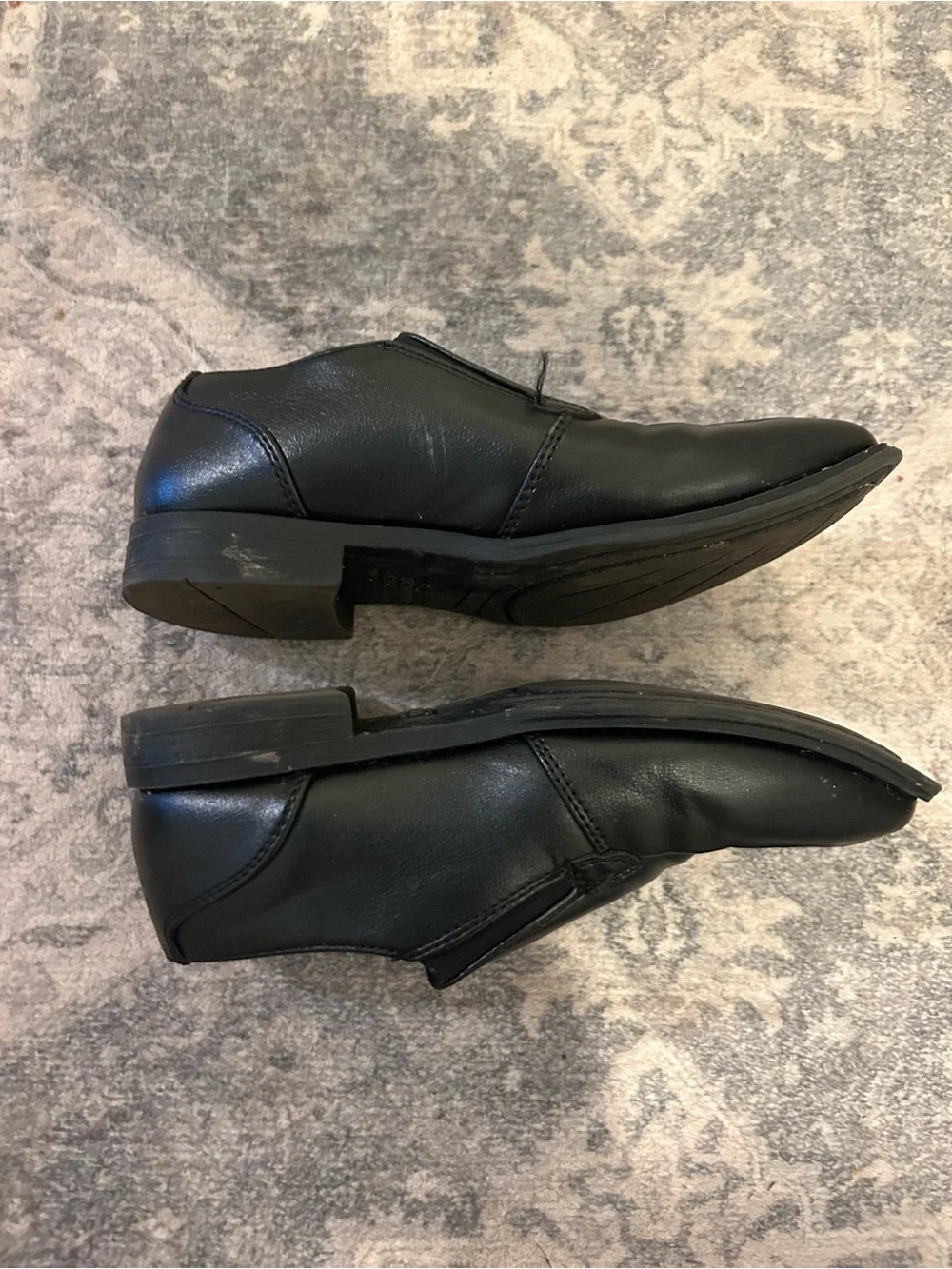 Sonoma Boys Black Slip-On Dress Shoes